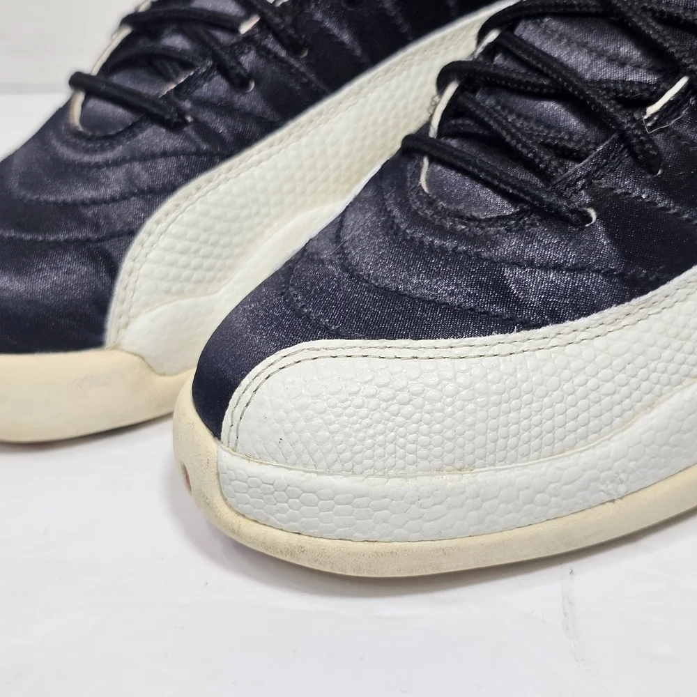 Jordan Black and White Sneakers with Gold Accents
